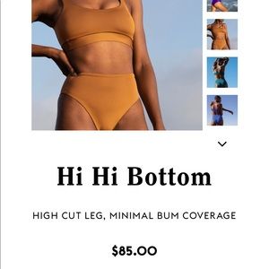 Left on Friday high high swim bottom in Tan Lines